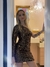 Vestido Cassie Dourado na internet