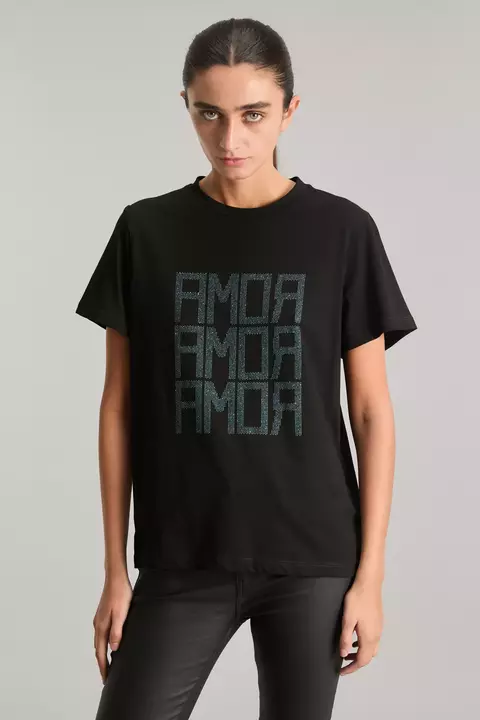 REMERA AMOR SHINY