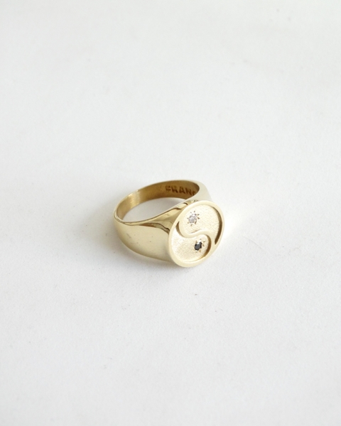 ANILLO YIN YANG BRONCE