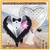 Globo Forma Corazon Novio y Novia 45CM