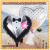 Globo Forma Corazon Novio y Novia 45CM