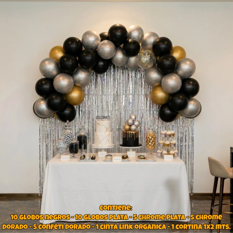 Combo de Globos Cortina + Arco - comprar online