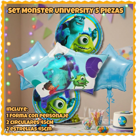 Set Monster University 5 Piezas
