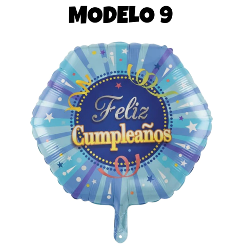 Globo Hexagonal Feliz Cumpleaños 45Cm - PromoGlobos - Decorando Tus Momentos