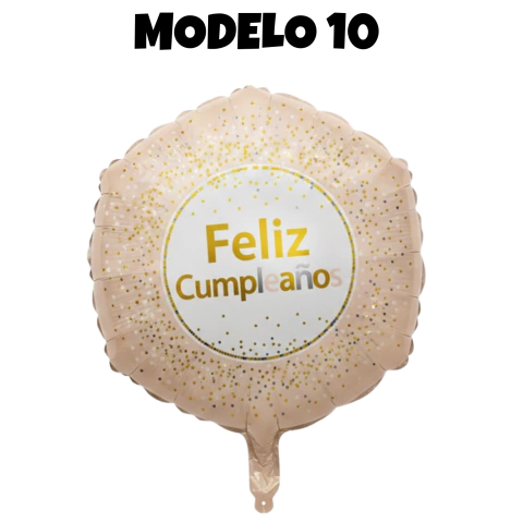Globo Hexagonal Feliz Cumpleaños 45Cm - tienda online