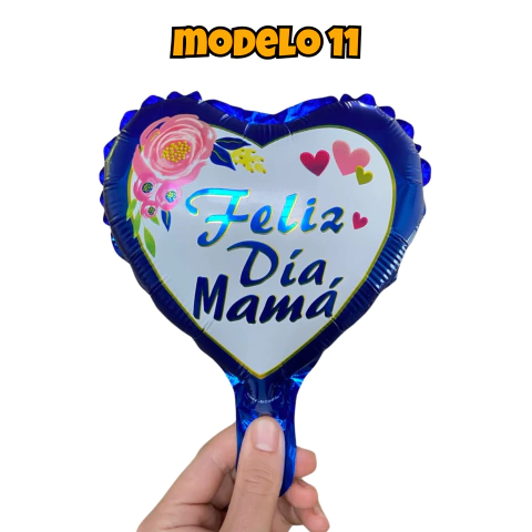 Globos Feliz Dia Mama 23cm MODELO 2025