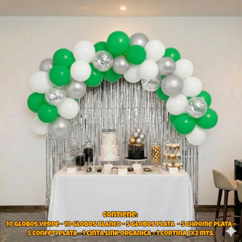 Imagen de Combo de Globos Cortina + Arco