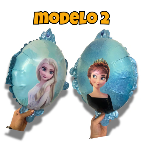 Globo Forma Espejo Frozen Doble Diseño 40cm en internet