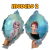 Globo Forma Espejo Frozen Doble Diseño 40cm en internet