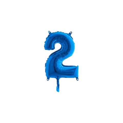 Globos Numeros Azul 40cm en internet