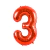 Globos Numeros Rojo 70cm - PromoGlobos - Decorando Tus Momentos