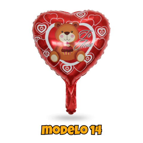 Globos Corazon San Valentin Mini NUEVO 15cm en internet