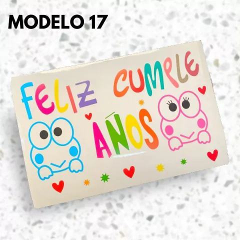 Imagen de Sticker De Vinilo "Feliz Cumpleaños" Para Globos