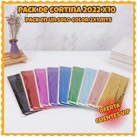 Pack de Cortina 2022 x10 - VIP