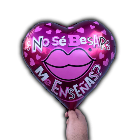 Imagen de Globo Forma Corazon con Frase Nuevo 45cm