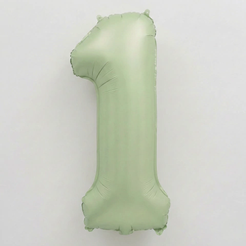 Globos Numero 70cm Verde Mate - comprar online
