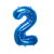 Globos Numeros Grandes 80cm AZUL en internet