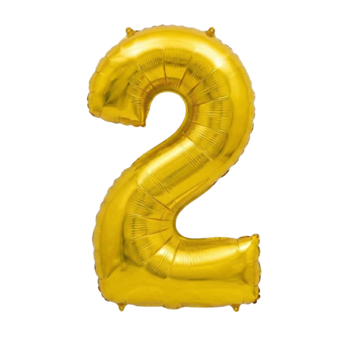 Globos Numeros de Un Metro DORADO 40 Pulg - PromoGlobos - Decorando Tus Momentos