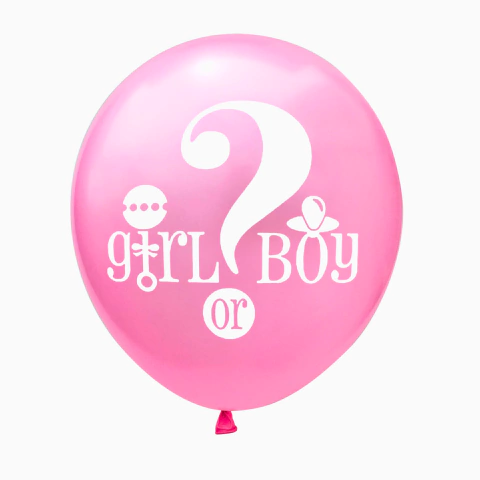 Globos de Latex Impresos Revelacion X10 - PromoGlobos - Decorando Tus Momentos