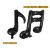 Globos de Notas Musicales Nuevos - comprar online