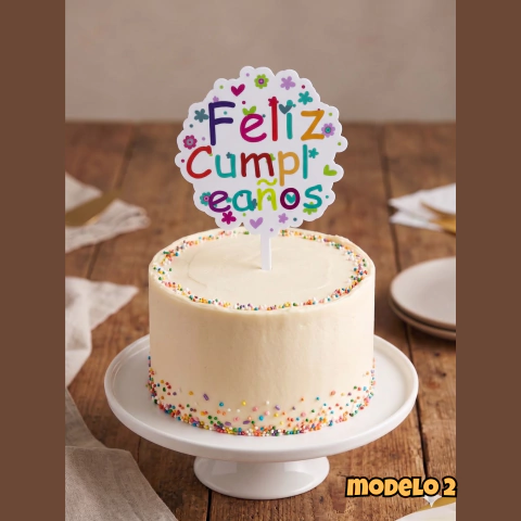 Topper Premium Feliz Cumpleaños en internet