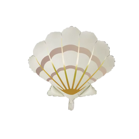 Globo Forma Ostra Rosa y Beige - comprar online