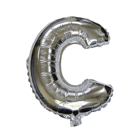 Globos De Letras PLATEADAS 40CM - PromoGlobos - Decorando Tus Momentos