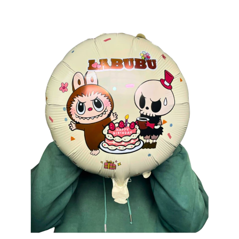 Globo Circular Labubu de 45CM en internet