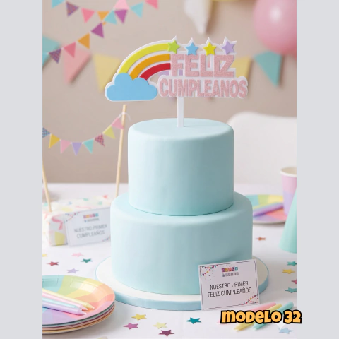 Topper Premium Feliz Cumpleaños en internet