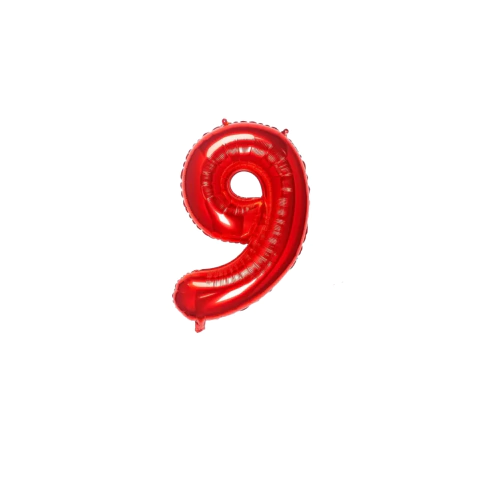 Globos de Numero ROJOS 40cm - PromoGlobos - Decorando Tus Momentos