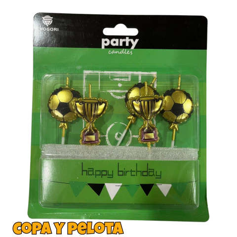 Velas para Torta de Futbol X5 en internet