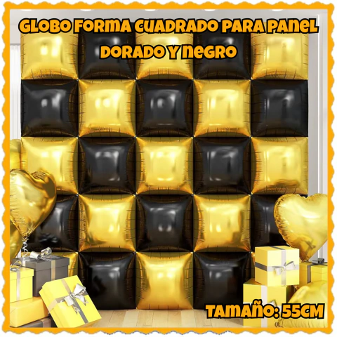 Globo Forma Cuadreado Ideal para Panel de 55CM