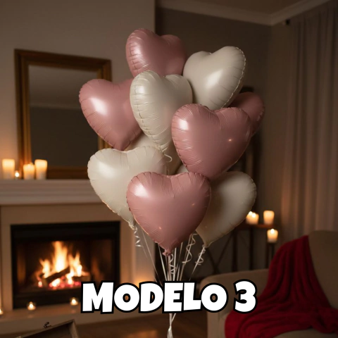 Blister de Set de Corazones - PromoGlobos - Decorando Tus Momentos