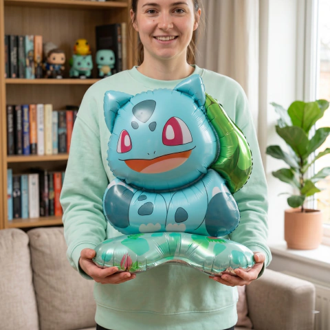 Globo Forma Pokemon con Base - tienda online