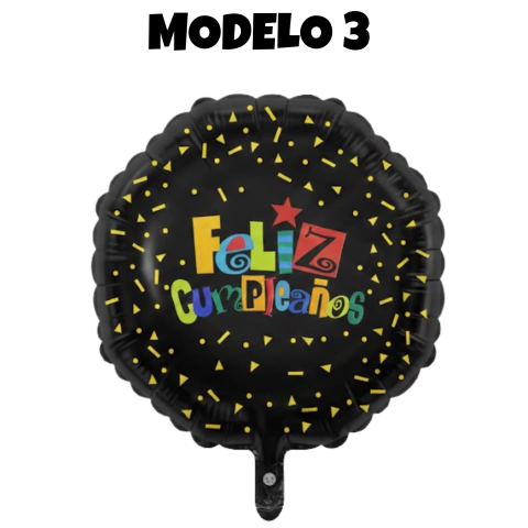 Globo Hexagonal Feliz Cumpleaños 45Cm - PromoGlobos - Decorando Tus Momentos