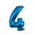 Globos Numeros Grandes 80cm AZUL - tienda online