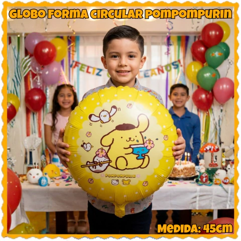 Globo Circular Pompompurin 45CM