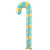 Globo Forma Baston Caramelo Gigante 137cm - comprar online
