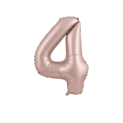 Globos Numero 70cm Rosa Nude Pastel - tienda online