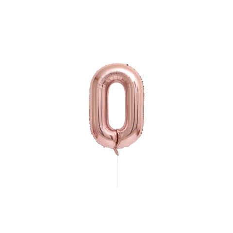 Globos Numeros 40cm Rosa Gold - FINITO - tienda online