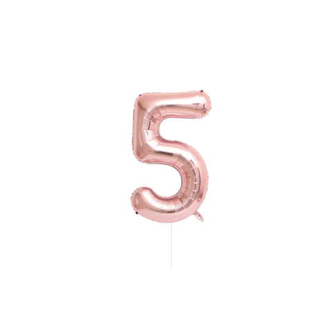 Imagen de Globos Numeros 40cm Rosa Gold - FINITO