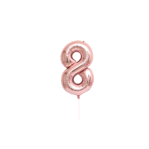 Globos Numeros 40cm Rosa Gold - FINITO en internet
