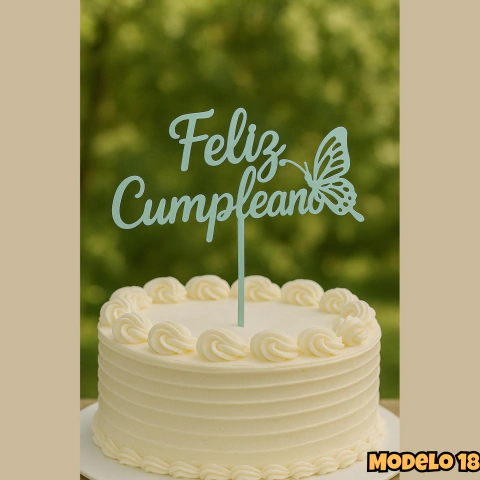 Topper para Torta Celeste - comprar online