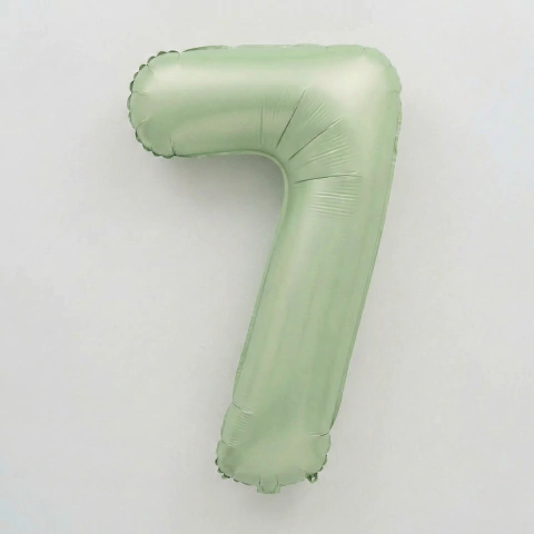 Globos Numero 70cm Verde Mate - comprar online
