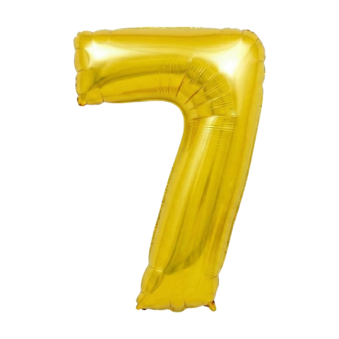Globos de números de 70cm Dorado - comprar online