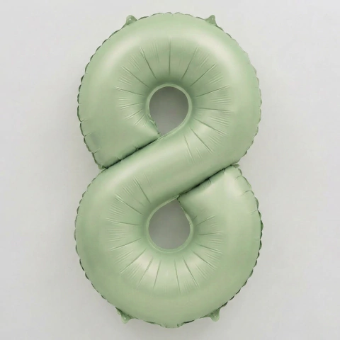 Globos Numero 70cm Verde Mate en internet