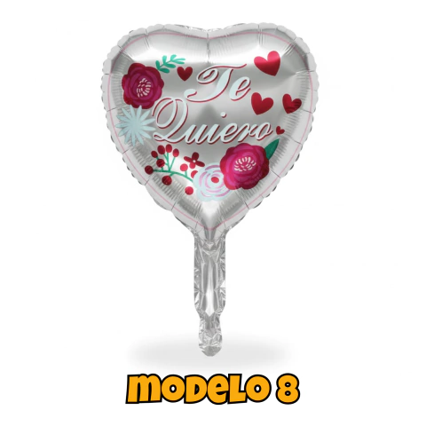 Globos Corazon San Valentin Mini NUEVO 15cm en internet