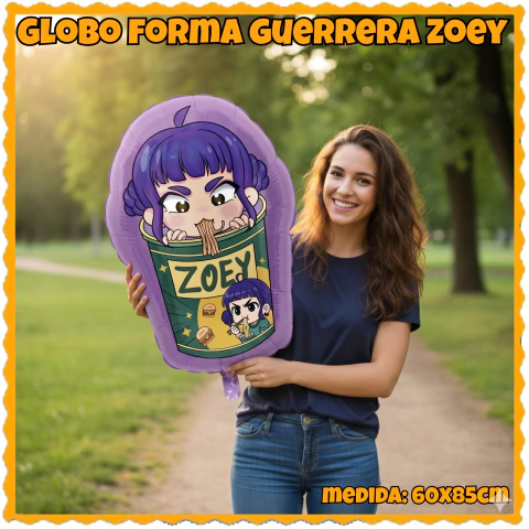 Globo Forma Guerrera Zoey