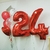 Globos Numeros Rojo 70cm en internet