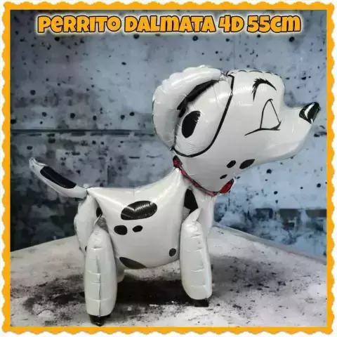 Globo forma de perrito dalmata 4D - comprar online